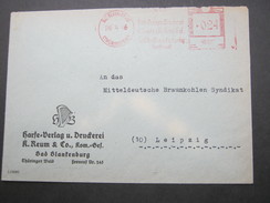 1946 , Bad Blankenburg  , Firmenfreistempel Auf Brief - Covers & Documents