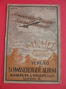 MICHEL KATALOG NACHTRAG OKTOBER 1922.SCHWANEBERGER ALBUM,SCHAUFUSS&STOLPE-LEIPZIG-R - Altri & Non Classificati