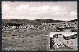 9839 - Alte Foto Ansichtskarte - Ruppertshain - Gasthaus Gaststätte Zur Rose- Gel 1957 - Sonderstempel - Korr - Kelkheim