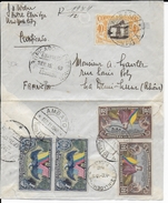 EQUATEUR - 1940 - ENVELOPPE Par AVION RECOMMANDEE De AMBATO Pour DEMI LUNE - Equateur