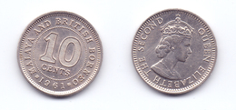 Malaya & British North Borneo 10 Cents 1961 H - Malaysia