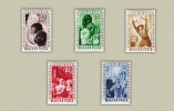 Hungary 1949. VIT - Youth Complete Set MNH (**) Michel: 1048-1052 / 8.50 EUR - Nuevos