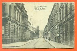 CPA Siegburg " Rue De La Gare - Bahnhofsstrasse  "  LJCP 21 - Siegburg