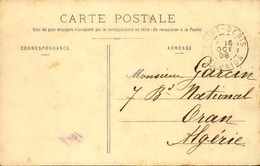 FRANCE / RÉUNION - Oblitération De Saint Denis Sur Carte Postale En 1908 Pour L 'Algérie - A Voir - L 5964 - Cartas & Documentos