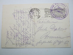 1916 , Militär Eisenbahn Bauamt 2  Brüssel,   Carte Militaire Allemagne - Armée Allemande