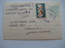 1971 , Ganzsache Nach Deutschland Verschickt - Lettres & Documents