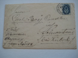 1894 ,  Stempel  Auf Brief Nach Deutschland - Storia Postale