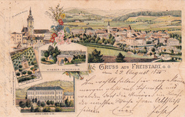 Gruss Aus Freistadt-Litho 1895 ! - Freistadt
