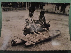 Chez Les FANG MENDJANG ME BIANG, Xylophone Sur Troncs De Bananier - Gabón