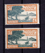 VARIETE DE COULEUR N* 141 (*) Neuf Sans Gomme (vert Clair Et Vert Foncé) - Imperforates, Proofs & Errors