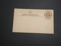 GRANDE BRETAGNE / BECHUANALAND - Entier Postal Surchargé Non Voyagé - A Voir - L 6024 - 1885-1895 Kronenkolonie