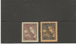 POLOGNE   SERIE  N°334/35 N° YVERT   NEUF ** MNH  LUXE  DE 1927 - Unused Stamps