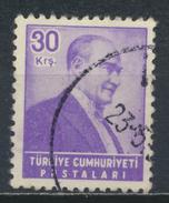 °°° TURCHIA TURKEY - Y&T N°1277 - 1955 °°° - Gebraucht