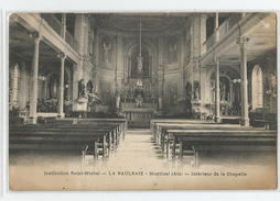 01 - Ain - Montluel La Saulsaie Institution Saint Michel Intérieur De La Chapelle - Montluel