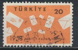 °°° TURCHIA TURKEY - Y&T N°1411 - 1958 °°° - Gebraucht
