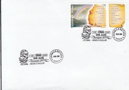 54742- KING DECEBALUS OF DACIA, SPECIAL POSTMARK ON COVER, THE SPHINX, FLOOD STAMP, 2006, ROMANIA - Storia Postale