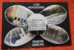 Lycée Professionnel François Rabelais (lycée Hôtelier à Dugny) En Construction En 1992 - Dugny