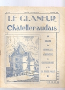 Châtellerault Le Glaneur Châtelleraudais Revue Trimestrielle N°10 Avril-Mai 1936 - Poitou-Charentes