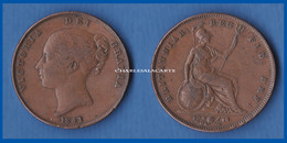 GREAT BRITAIN 1841  VICTORIA  COPPER PENNY  VERY GOOD  CONDITION - Other & Unclassified