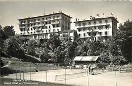 A-17-1388 :  SAINT CERGUES  GRAND HOTEL DE L OBSERVATOIRTE. LE COURT DE TENNIS - Saint-Cergue