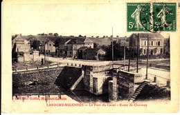 Delcampe - 89. Yonne :  Laroche Migennes : Le Pont Du Canal .  Route De Charmay . - Migennes