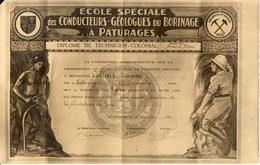 Pâturages (Colfontaine). Ecoles Spéciale Des Conducteurs - Géologues Du Borinage. - Colfontaine
