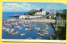 Tenby The Harbour And Castle Hill - Publ. Archway- Boats - Pembrokeshire