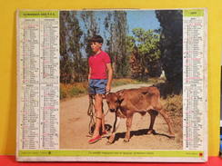 Calendrier > Les Enfants à La Campagne - Almanach Des P.T.T. 1977 Vendu En état - Grand Format : 1971-80