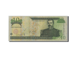 Billet, Dominican Republic, 10 Pesos Oro, 2001, KM:168a, TB - República Dominicana