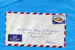 Marcophilie-Lettre   -Cote De Somalis > Françe-cad  1963- Stamps N° 313 Coquillage - Briefe U. Dokumente