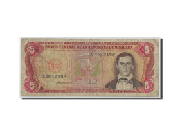 Billet, Dominican Republic, 5 Pesos Oro, 1968, KM:100a, B - República Dominicana