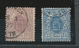 Luxembourg:  31/32  Oblit - 1859-1880 Wappen & Heraldik