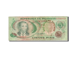 Billet, Philippines, 5 Piso, 1978, Undated, KM:160c, B+ - Filipinas