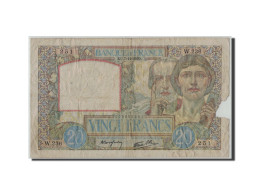 Billet, France, 20 Francs, 20 F 1939-1942 ''Science Et Travail'', 1939 - 20 F 1939-1942 ''Science Et Travail''