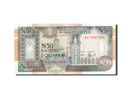 Billet, Somalie, 50 N Shilin = 50 N Shillings, 1991, 1991, KM:R2, NEUF - Somalia
