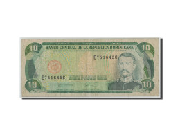 Billet, Dominican Republic, 10 Pesos Oro, 1990, KM:132, B+ - República Dominicana