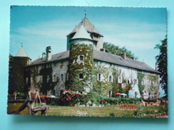 V04-74-C-dep 74-haute Savoie-sciez-hotellerie Du Chateau-de Coudree --parc- - Sciez