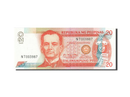 Billet, Philippines, 20 Piso, 1998-1999, 2008, KM:182i, NEUF - Filippijnen