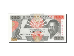 Billet, Tanzania, 200 Shilingi, 1993-1995, Undated (1993), KM:25b, NEUF - Tanzania
