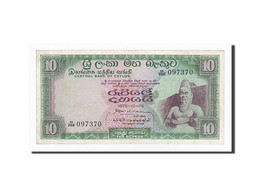 Billet, Ceylon, 10 Rupees, 1975, 1975-10-06, KM:74c, TTB - Sri Lanka