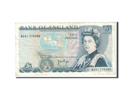 Billet, Grande-Bretagne, 5 Pounds, 1971, Undated, KM:378a, TTB - 5 Pond