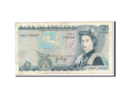 Billet, Grande-Bretagne, 5 Pounds, 1971, Undated, KM:378a, TB - 5 Pond