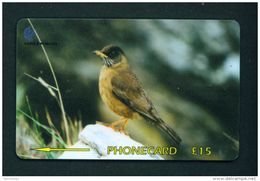 FALKLAND ISLANDS - GPT Magnetic Phonecard Bird/Thrush - Isole Falkland