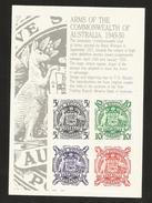 E)2000 AUSTRALIA, KANGAROO, THE AUSTRALIAN CONMMOWEALTH COAT OF ARMS,  CONMMEMORATION OF THE 50TH ANNIVERSARY OF THE STA - Cartas & Documentos