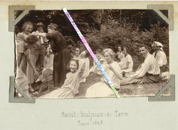 81 SAINT SULPICE SUR TARN / 4 PHOTOS / JUIN 1925 - Saint Sulpice