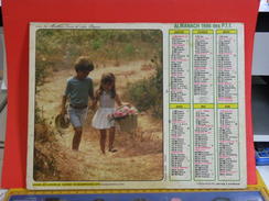 Calendrier > Les Enfants - Cueillette Des Oranges - Almanach Des P.T.T. 1986 - Vendu En état - Grossformat : 1981-90