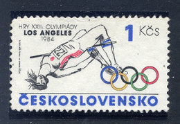 TCHECOSLOVAQUIE 1984 JEUX OLYMPIQUES NON EMIS TOUJOURS SANS GOMME CERTIFICAT SCHELLER - Variedades Y Curiosidades