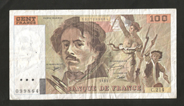 FRANCE - BANQUE De FRANCE - 100 Francs DELACROIX (1993) Serie: C. 214 - 100 F 1978-1995 ''Delacroix''