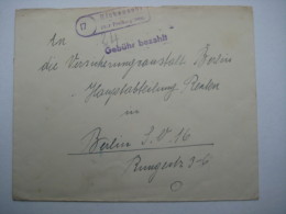 1946 , Ca., BICKENSOHL über Freiburg, Notstempel Auf Brief , Rückklappe Fehlt - Other & Unclassified