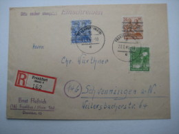 1948 , Brief Aus  Frankfurt - Covers & Documents